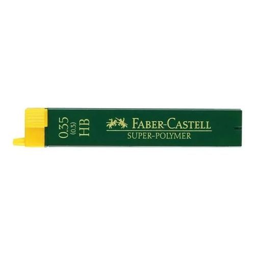 Faber-Castell Super-Polymer Mine De Crayon Hb 0.35 Mm Pack De 12 Pour Faber-Castell Tk-Fine Vario L