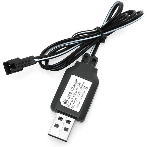 Yunique France 1 Pièce Câble De Chargeur Usb Sm-2p 250mah Sortie Rc Voiture Pour Batteries 7.2v Ni-Mh-Yunique Green-Clean-Power