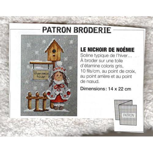 Patron Broderie Modes Et Travaux N° 1490 : Le Mouchoir De Noémie