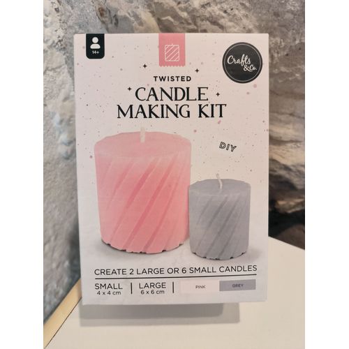 Coffret Diy Création De 2 Bougies