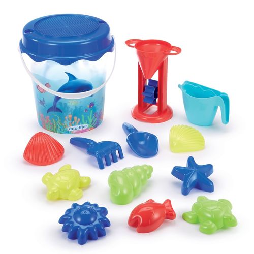 Summer Seau Dauphin 21 Cm Garni De 12 Accessoires