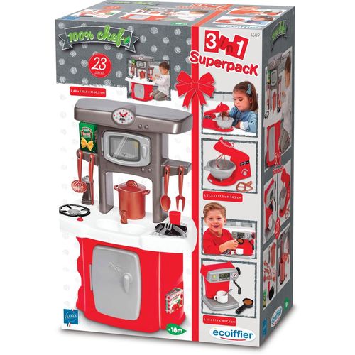 100% Chef Super Pack Cuisine 3 En 1