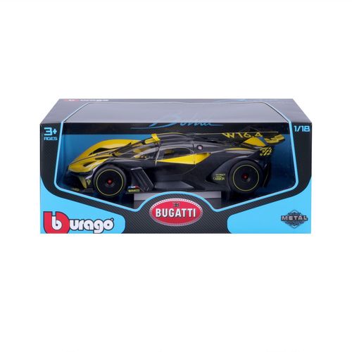 Véhicules Miniatures Die Cast 1/18 Bugatti Bolide - Jaune