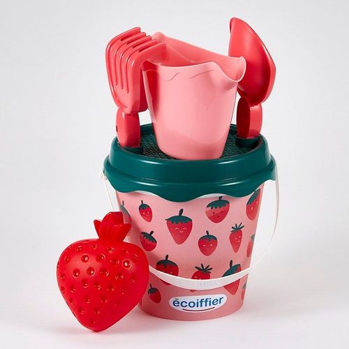 Summer Seau Garni Décor Fraises 17 Cm