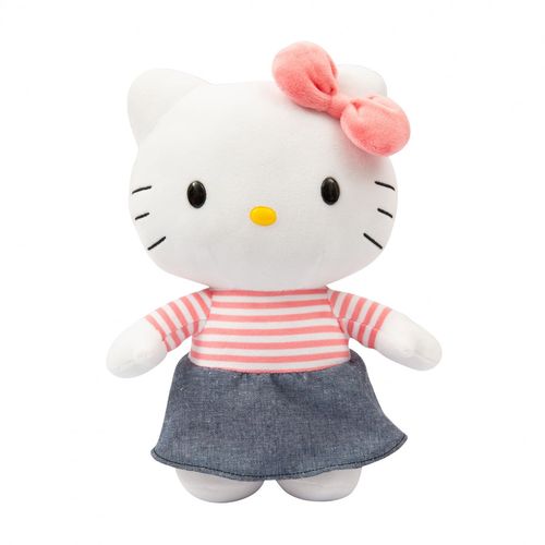 Hello Kitty Hello Kitty - Peluche De 30 Cm - Robe Denim