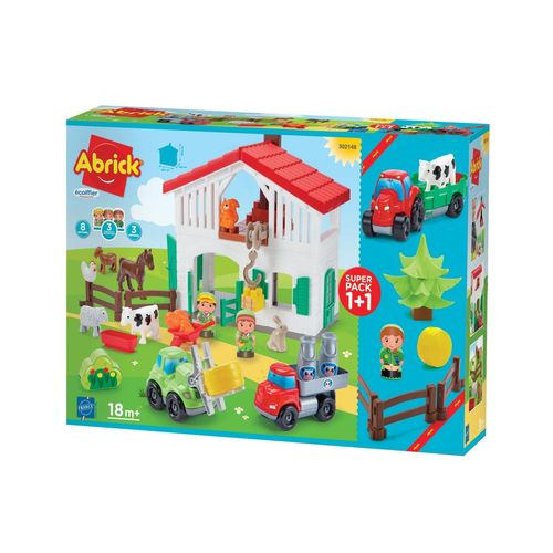 Ecoiffier Super Pack Ferme Et Tracteur - Abrick