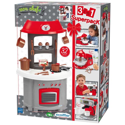 100% Chef Super Pack Cuisine 3 En 1