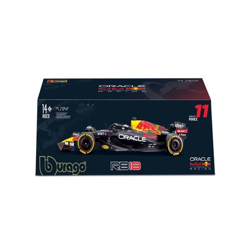 Véhicules Miniatures Die Cast 1/24 Racing - 2022 Redbull Honda Rb18 - Avec Casque #Perez