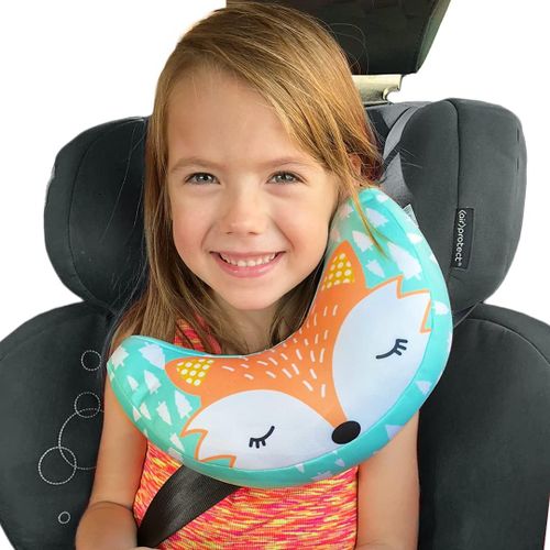 Protège-Tête Et Ceinture De Sécurité Pour Enfants En Voiture - Repose-Tête Et Coussin De Ceinture Combinés - Coussin De Cou Pour Enfant - Voyagez Confortablement Et En Sécurité[X162]