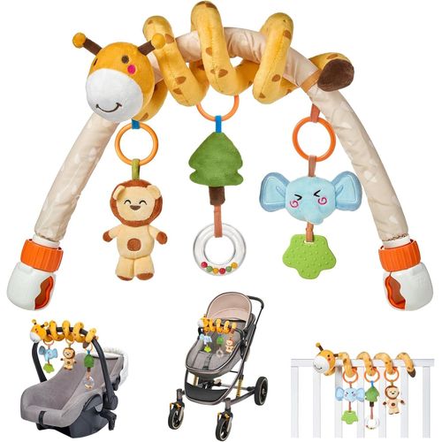 Kids Jouet Arche Pour Poussette, Mobile Portable Pour Bassinette, Siège Auto, Accessoires Pour Berceau, Arche D'activité De Voyage Pour Bébés De 0 À 12 Mois.[X750]