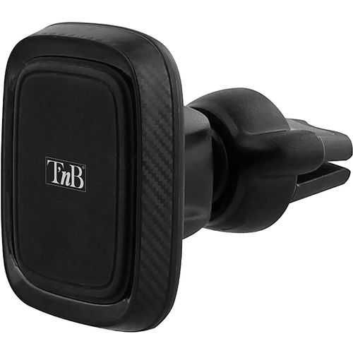 Tnb Vega, Support De Téléphone Magnétique Pour Grille Daération, Aimant Puissant, Tout Téléphones, Qualité Optimale, Compact, Rotation 360 Degrés, Finition Premium Effet Carbone - Noir[X2666]