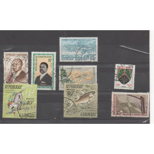 Gabon Timbres Divers