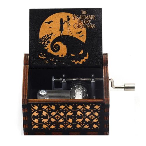 Boîte À Musique À Manivelle En Bois Dragon Ball,Cadeau De Noël,Cadeau D'anniversaire,Cadeau De Nouvel An,Meilleure Vente - Type Halloween 01