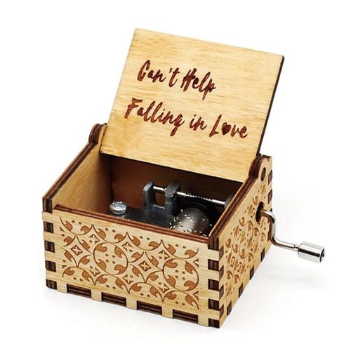 Boîte À Musique À Manivelle En Bois Dragon Ball,Cadeau De Noël,Cadeau D'anniversaire,Cadeau De Nouvel An,Meilleure Vente - Type Fall In Love