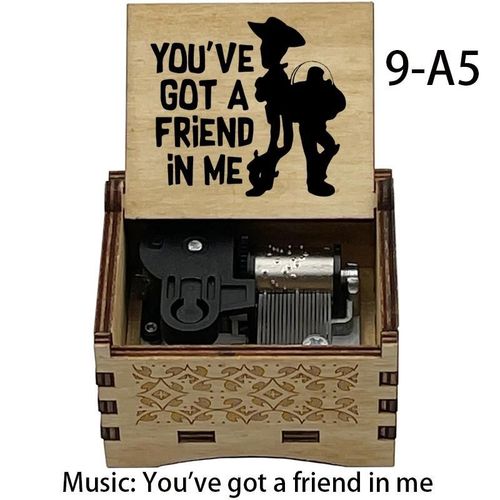 Boîte À Musique De Dessin You've Got A Friend In Me,Jouet Décoratif Pour Chambre D'enfant,Cadeaux De Vacances - Type 9-A5