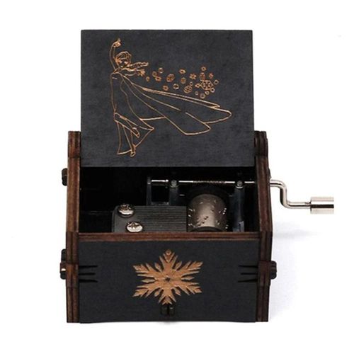 Boîte À Musique À Manivelle En Bois Dragon Ball,Cadeau De Noël,Cadeau D'anniversaire,Cadeau De Nouvel An,Meilleure Vente - Type Let It Go 02