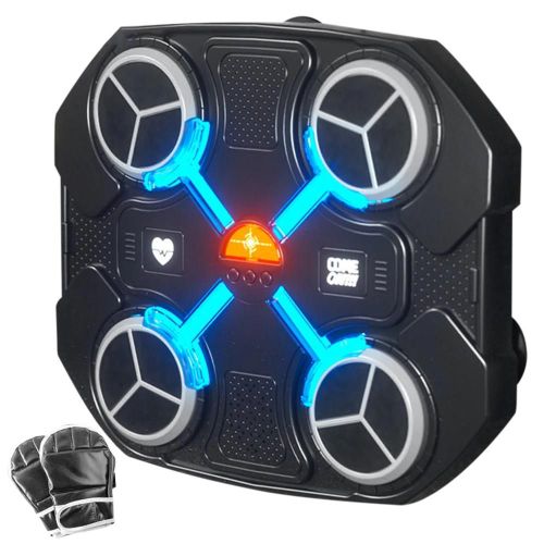 Machine De Boxe Bt Smart Music Pour Adultes Et Enfants,Entraînement Sportif,Fitness,Entraînement À La Maison,Entraînement De Réponse Aux Exercices,Cible Murale - Type Black 32x27cm
