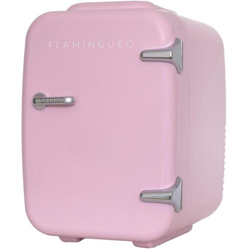 Mini Frigo - Petit Frigo 4L, Mini Frigo De Chambre, 12V/220V, Fonction Chaud Et Froid, Mini Frigo Cosmetique, Frigo Maquillage, Mini Fridge