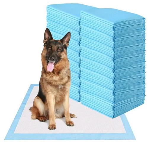 Costway Lot De 150 Tapis Éducateurs Pour Chien Chiot 75x75cm 5 Couches Hygiénique Pour Apprentissage De La Propreté Super Absorbants