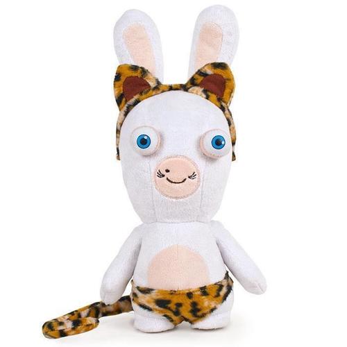 Peluche Lapin Crétin Félin 33 Cm