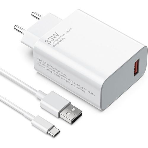 33W Chargeur Rapide pour Xiaomi Redmi Note 13 12 5G 12s 11 Pro10 9 8 7,Mi 13 12 Pro 11 Ultra 10 Lite 10T,Pad 6 5,Poco X6 X5 X4 X3 Pro F6 F5 F4 F3 M6 M5 Turbo Charge Cable