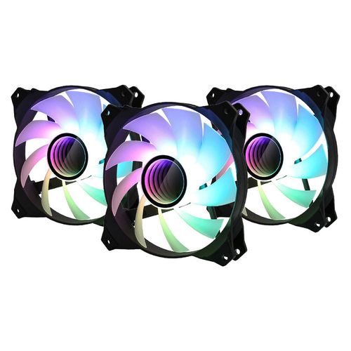 Zalman Zm-if120 3pack+ Zm-4palc Controller 120mm Milky White Argb Fan