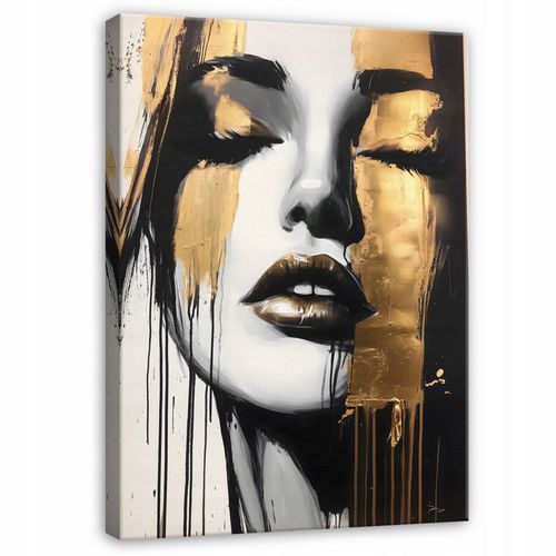 Tableau déco femme moderne 120x80 cm xxl Impression sur toile deco murale intissée pour salon chambre cuisine