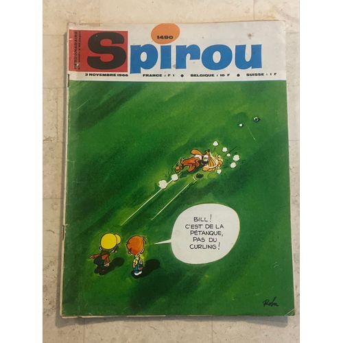 Spirou Magazine N°1490 - 30e Année - Gaston Lagaffe | Foufo | L’Oncle Paul | Boule & Bill 