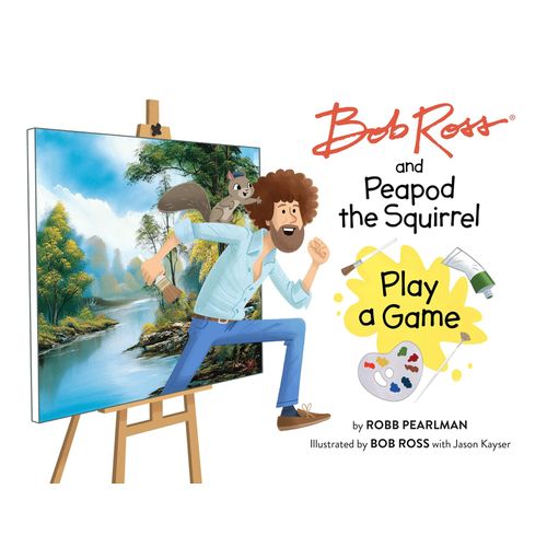 Bob Ross And Peapod The Squirrel Play A Game