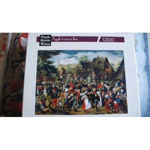 Puzzle Michèle Wilson 1200 Pièces  Fête Champêtre De Pieter Bruegel Le Jeune