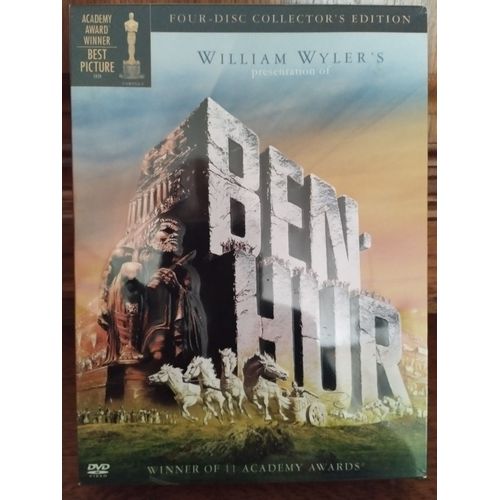 Ben - Hur De William Wyler Avec Charlton Heston, Stephen Boyd , Jack Hawkins. ( 1959 ) Et Edition ( 1925 ). Coffret 4 Disques. Genre Biblique.