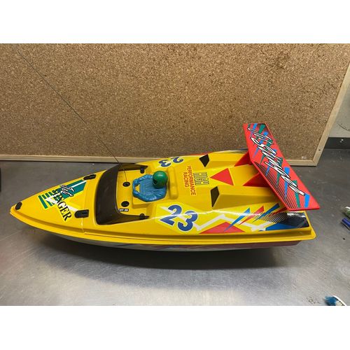 Bateau Vtg Jet Stinger R/C Racing Boat - Vintage - Sans Télécommande
