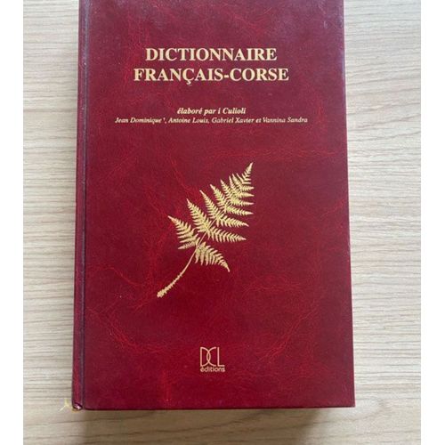 ? Dictionnaire Français - Corse Collection