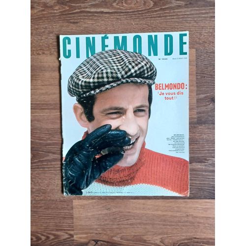 Cinémonde N°1644 J.P. Belmondo Hugues Aufray