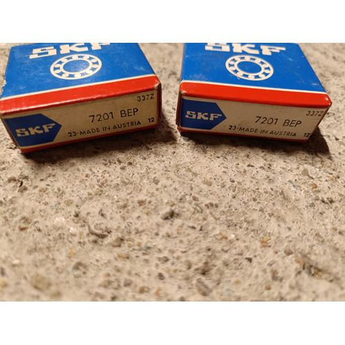 Lot de 2 Roulement 7201BEP SKF