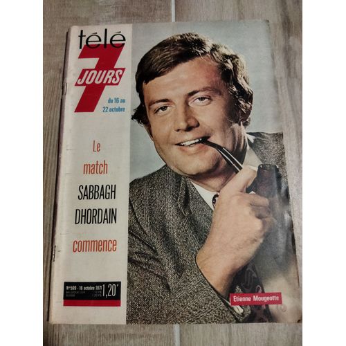 Télé 7 Jours 599 Stellio Lorenzi Barbara Stanwyck Alice Sapritch Françoise Mallet-Joris
