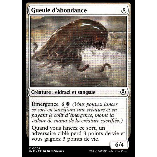 Gueule D'abondance - Magic - Innistrad Remastered Vf - C - 1