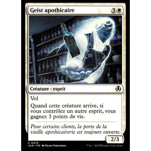 Geist Apothicaire - Magic - Innistrad Remastered Vf - C - 10