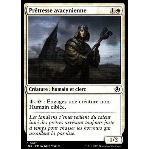 Prêtresse Avacynienne - Magic - Innistrad Remastered Vf - C - 12