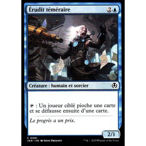 Érudit Téméraire - Magic - Innistrad Remastered Vf - C - 81