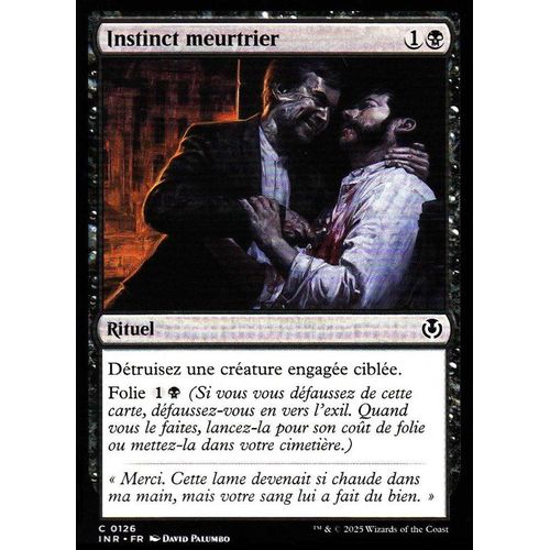 Instinct Meurtrier - Magic - Innistrad Remastered Vf - C - 126