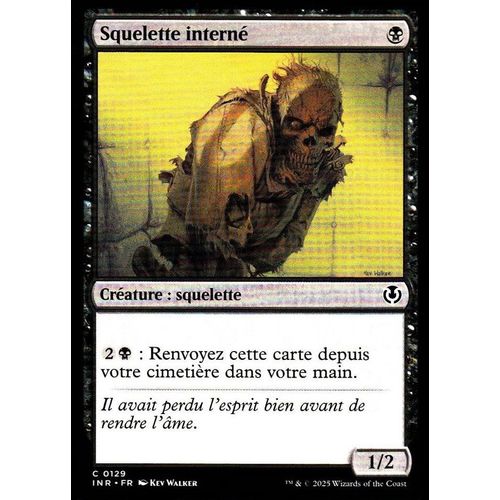Squelette Interné - Magic - Innistrad Remastered Vf - C - 129