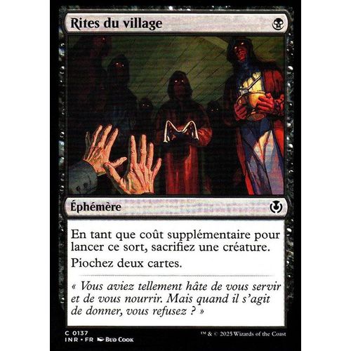 Rites Du Village - Magic - Innistrad Remastered Vf - C - 137