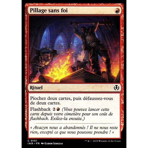 Pillage Sans Foi - Magic - Innistrad Remastered Vf - C - 151
