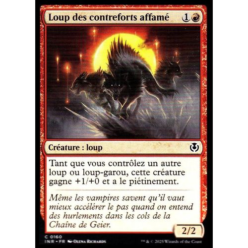 Loup Des Contreforts Affamé - Magic - Innistrad Remastered Vf - C - 160
