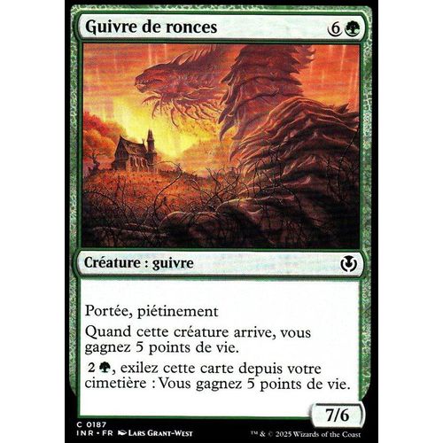 Guivre De Ronces - Magic - Innistrad Remastered Vf - C - 187