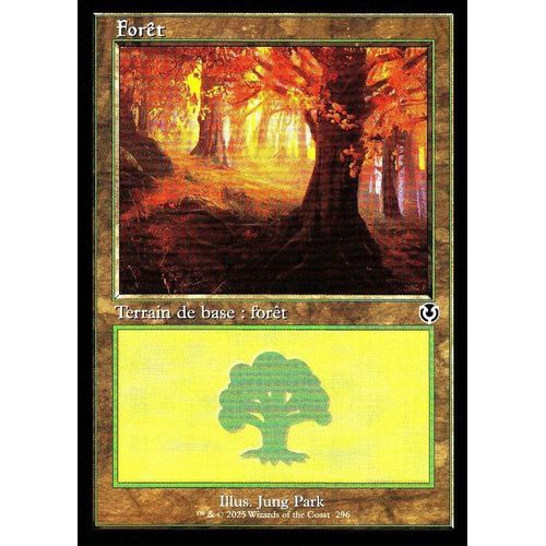 Forêt X2 - Magic - Innistrad Remastered Vf - C - 296/297 - Version Rétro