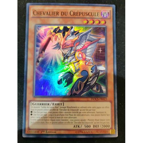 Yu Gi Oh Docs Fr023 Chevalier Du Crepuscule Super Rare