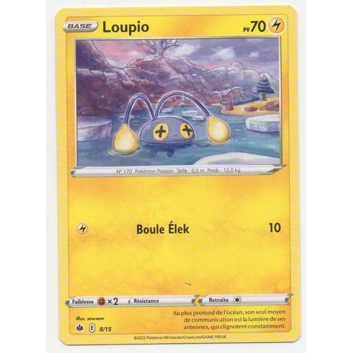 Carte Pokémon Loupio (8/15) Pv70 - Mc Donald's 2022