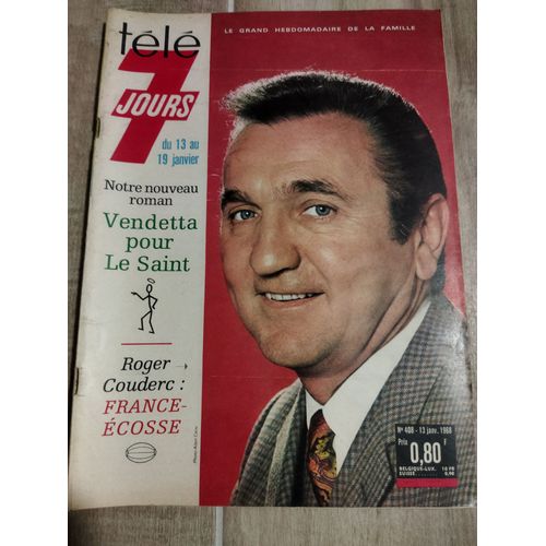 Télé 7 Jours 408 Roger Couderc Maurice Béjart Jacques Harden Paloma Matta Frédéric De Pasquale